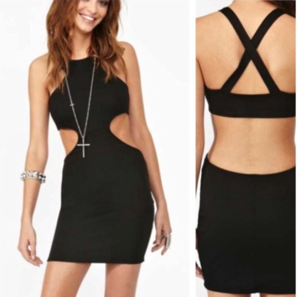 Sexy black dress